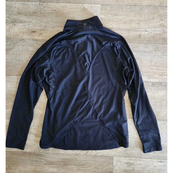 LEVELWEAR Black Golf Quarter Zip Long Sleeve Pullover Womens Size Large - Picture 2 of 7